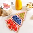 thumbnail image 4 of 1 juego de bandeja de cerámica para aperitivos, bandeja para dulces de árbol de Navidad, bandeja multifunción para frutos secos, suministro de aperitivos, 4 of 7
