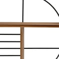 thumbnail image 4 of Sagebrook Home Neutral Metal/wood Natural 24" Modern Circles Wall Shelf - 24" x 4" x 19", 4 of 6