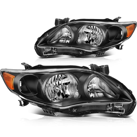 ECCPP Headlights Assembly For Toyota Corolla 2011-2013 Driver and Passenger Side