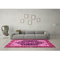 thumbnail image 3 of Ahgly Company Indoor Rectangle Abstract Pink Modern Area Rugs, 2' x 4', 3 of 4