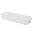 thumbnail image 1 of Caja de almacenamiento Rectangular de plástico Cajón de escritorio Estuche de cosméticos Organizador de papelería Contenedor de calcetines Almacenamiento y organización del hogar Blanco METRO Billuyoard HA003019-02, 1 of 6