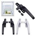 thumbnail image 1 of Thickened Aluminum Alloy Open Door Handle With Lock Push Window Handle Old Lock Buckle Door And Window Handles Home HardwareBlack RightUnited Kingdom He Qiyong unisex, 1 of 1