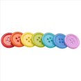 thumbnail image 4 of DIY Color Aleatorio Lote de 600 Botones de Costura Artesania para Ninos DIY Juguetes Plastico, Color Aleatorio, 20 mm, 4 of 5