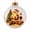 Santa Claus, variant on Christmas Santa Claus Glass Ball Ornament, LED Shiny Ball Hanging Decoration for Christmas Tree Holiday Home