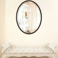 thumbnail image 2 of OVALCREST - London Framed Oval Mirror - Rubbed Bronze 21 1/8" x 31 1/8", 2 of 7