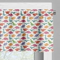thumbnail image 5 of Ambesonne Dinosaur Valance & Curtain, Colorful Pattern, 55"x24", Multicolor, 5 of 6