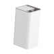 thumbnail image 1 of Escurridor de cubiertos, organizador de almacenamiento para la puerta de la cocina, caja para cubiertos de encimera, blanco, 1 of 9