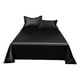 thumbnail image 2 of RKSTN pillow covers Ice Silk Bed Sheet Pillow Case 3-piece Set - And Luxurious Soft Ice Silk Bed Sheet Suitable For All Seasons Cool Ice Silk Fabric Machine Washable, 2 of 9