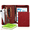Red, variant on Leather Padfolio for Women,Zippered Padfolio with 3 Ring Binder,Business Portfolio Organizer for Women with A4 Writing Pad Holder, Document Organizer for Meeting/Interview
