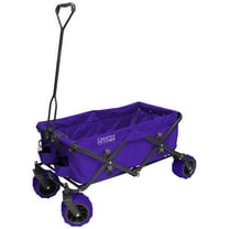 Creative Outdoor Distributor COD-900208 Canvas All-Terrain Folding Wagon, Purple