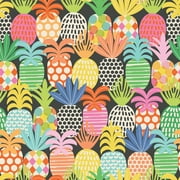 Jillson & Roberts Gift Wrap, Pineapple Pop, 5' x 30" Rolls (8 Pcs)