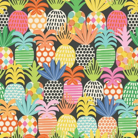 Jillson & Roberts Gift Wrap, Pineapple Pop (8 Rolls 5ft x 30in)