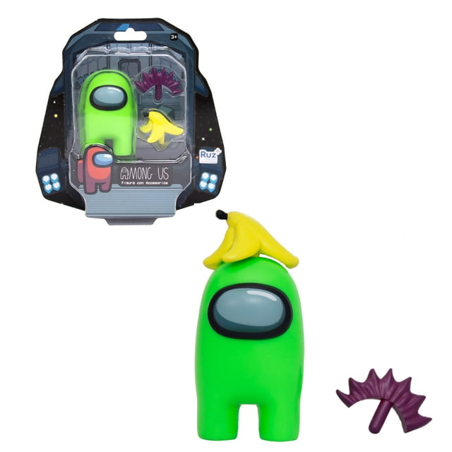 Mini Figura Among Us con Accesorios - Verde (6 cm)