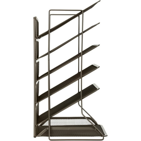 6 Tray Iron Mesh Office Vertical Desktop Wall Mount Organizer 6 Tray Iron Mesh Office Vertical