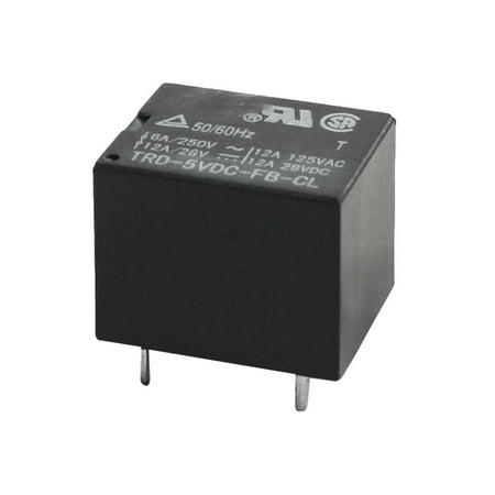 Multi Purpose Relay - Unique Bargains DC 5V Rating Coil SPDT General Purpose Power Relay Black TRD-5VDC-FB-CL