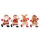 thumbnail image 4 of 4x Conjunto de decoraciones para árboles de Navidad, Adornos colgantes de felpa para Navidad, Decoraciones para interiores y exteriores, Navidad, Papá Zulema Alces colgantes, 4 of 8