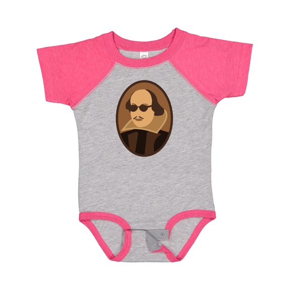 Inktastic Funny Rockin' Shakespeare Boys or Girls Baby Bodysuit