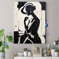 thumbnail image 4 of UXIEQU Abstract Black White Woman Canvas Art 15.75x11.81 Inches, 4 of 8