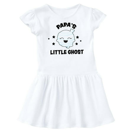 

Inktastic Cute Papa s Little Ghost with Stars Gift Baby Girl Dress