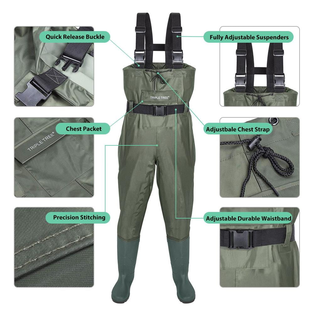 Chest Wader, Fishing Waders for Men & Women with Insulated Boots