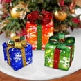 thumbnail image 4 of Xihbxyly Ofertas y Rebajas de Hoy: Liquidación Juego de 3 Cajas de Regalo Iluminadas para Decoración Navideña, Cajas de Regalo con Forma de Copo de Nieve, Cajas de Regalo Navideñas para El Hogar, 4 of 7