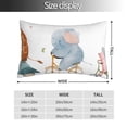 thumbnail image 2 of Pofeuu Animals in Transport Print Polyester Microfiber Plush Pillowcases, Super Soft and Cozy Pillow Case Covers with Envelop Closure（Pillow core not included）-20"x30", 2 of 6