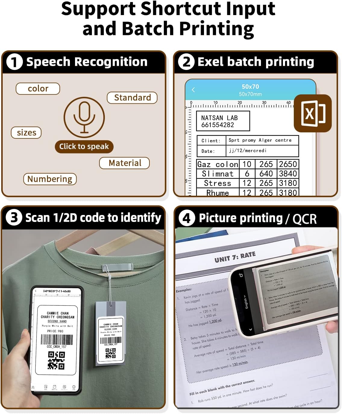 Phomemo M200 Versatile Bluetooth Thermal Label Maker for Shipping, Labeling, and Small Business Applications - Enhance Efficiency and Organization(Black)