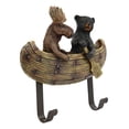 thumbnail image 3 of Ebros Forest Creek Buddies Rustic Black Bear and Elk Moose On Canoe Wall Hooks, 3 of 5