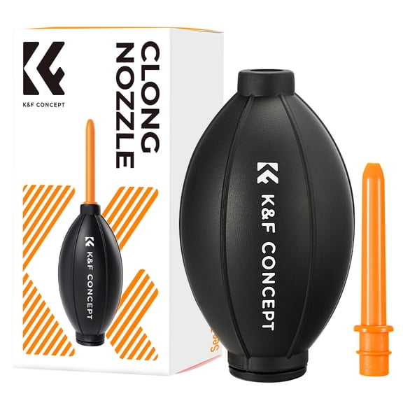 K&F Concept Lens Air Blower, Rubber Bulb Air Pump Dust Blower Cleaner, with Long Nozzle for Cell Phone, Tablet, Camera Lens Sensors, Keyboard,Telescopes