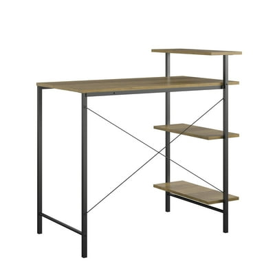 Buy Mainstays Side Storage Desk Natural Online In Turkey 679858950