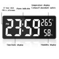 thumbnail image 4 of Led Digital Wall Clock, Large Digits Display,indoor Office White,11, 4 of 4