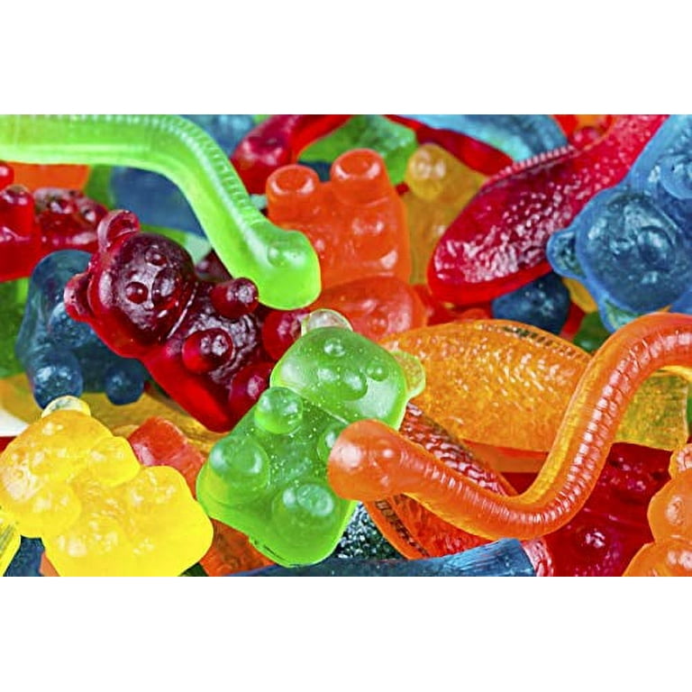 Gummy Bears Worms Kit Chocolate Molds Ice Cube Jello Candy Cookie Fondant  Silicone 