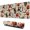 Classic Halloween Pattern, variant on Long Mouse Pads for Desk,Classic Halloween Pattern Desk Mats on Top Of Desks, Desk Mouse Pad Extra Large with 3mm Non-Slip Base and Stitched Edge for Gaming,Office,Work,Home 31.5"x11.8"