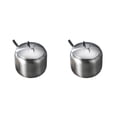 thumbnail image 2 of Toystoory Sugar Bowl Coffee Tea Spice Jar Container Cooking Kitchen Seasoning Pot Salt Integrated Supplies Design Gadgets Plata tipo 1 L 2piezas, 2 of 6