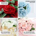 thumbnail image 4 of Efavormart 24Pcs Artificial Flowers Real Touch Cream Foam Roses Wired Stem Perfect for DIY Wedding Bouquets Centerpieces Bridal Shower Party Home Decor Flower Arrangement, 4 of 11