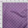 thumbnail image 2 of oneOone Cotton Poplin Fabric Geometric Flame Stitch_Printed Fabric 1 Yard 42 Inch Wide, 2 of 4