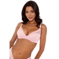 thumbnail image 2 of Women's Pour Moi 18900 Luxe Linear Contour Lightly Padded Bra (Black/Blush 32DD), 2 of 3