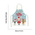 thumbnail image 3 of nvzhuang Christmas Family Matching Kitchen Apron Tree Gnome Animal Letter Print Casual Fashion Parent-Child Apron, 3 of 4