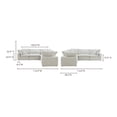 thumbnail image 3 of Moe's Home Terra Condo Classic L-Shaped Modular Sectional Coastside Sand, 3 of 7