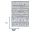 thumbnail image 4 of Livabliss Outdoor Rugs, 9x12 Eagean Global Blue Area Rug for Patio, Porch, Deck, Backyard, Waterproof Indoor Outdoor Carpet (8'10" x 12'), 4 of 9