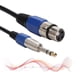 thumbnail image 5 of Cable de audio XLR, cable adaptador de línea XLR macho a XLR macho de 6,35 mm, diseño exquisito, 5 of 9