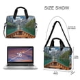 thumbnail image 3 of FORMRS 16" Laptop Bag Carrying Sleeve Case with Handle Travel Shoulder Briefcase, Lake, 3 of 8