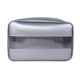 thumbnail image 1 of Bolsa de cosméticos para exteriores para un almacenamiento eficiente, organizador de viaje de PVC transparente de gran capacidad y color plateado, 1 of 4