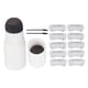 thumbnail image 1 of Kit de polvo para cejas, 10 plantillas para cejas, larga duración, impermeable, portátil, 1,8g/0,06oz, juego de relleno de cejas negro para mujeres, 1 of 8