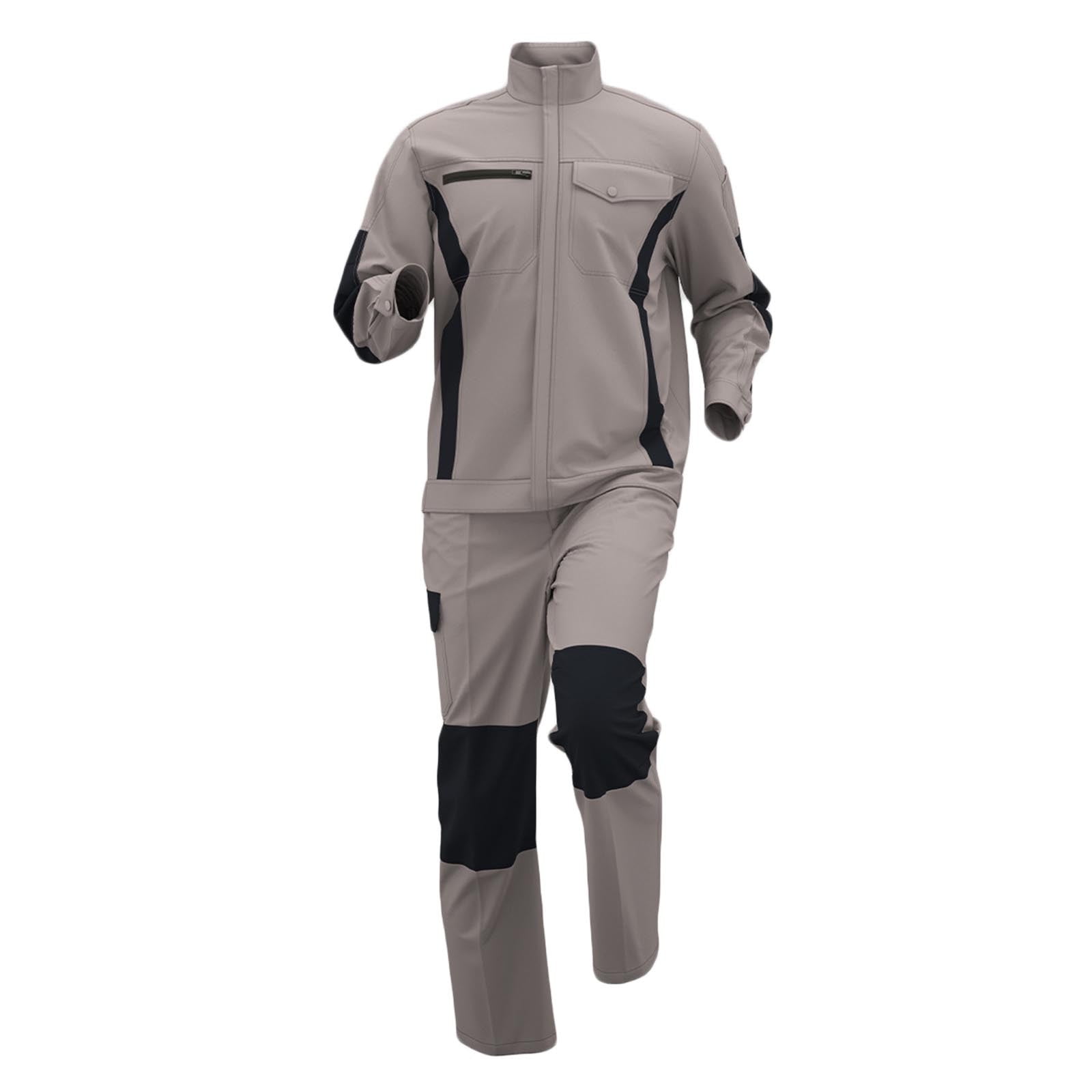 Mrmaere Men's Protective Coverall Set Long Sleeve Multi