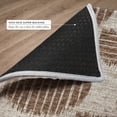thumbnail image 6 of Addison Rugs Dream Shag Premium Machine Washable Transitional Geo, Circles Brown Rectangle Rug, 9' x 12', 6 of 8