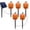 02_Long Pumpkin 5-Light, variant on Halloween Solar Pumpkin Spectre Garden Lights Plastic Stake 10.8 in 8 Modes & Waterproof for Outdoor Courtyard Garden Yard Walkway Yard Patio Decor by MPOISVA