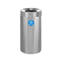Alpine Single-Stream Recycling Station 27 Gallon Stainless Steel (ALP475-27-R)