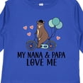 thumbnail image 4 of Inktastic My Nana Papa Love Me Grandchild Boys Long Sleeve Toddler T-Shirt, 4 of 5