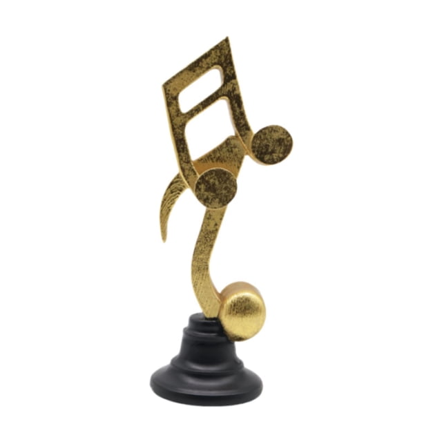 jifeng Sculpture Note de Musique Figurine Décorative pour Étagère de Cabinet Bureau L